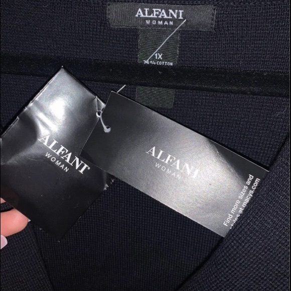 Alfani Sweater Jacket - Picture 3 of 5